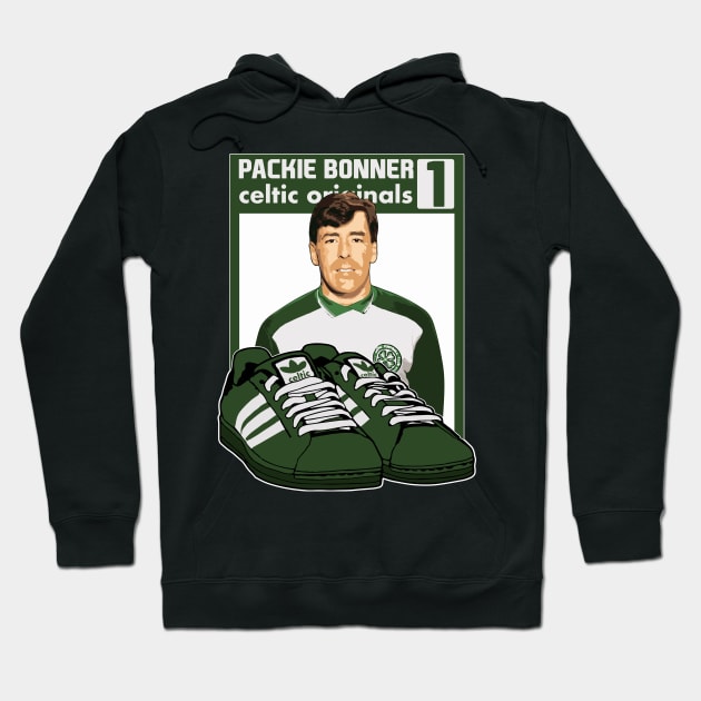 Celtic Originals - Packie Bonner Hoodie by TeesForTims